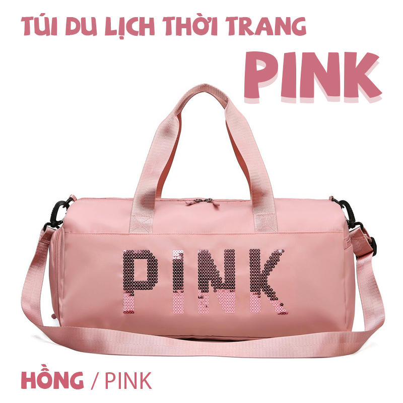 Túi pink thời trang du lịch chống thấm nước cao cấp hot trend 2022