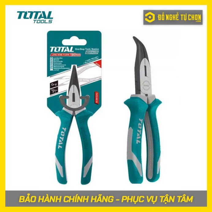 Kìm mũi nhọn mỏ cong total tht24616