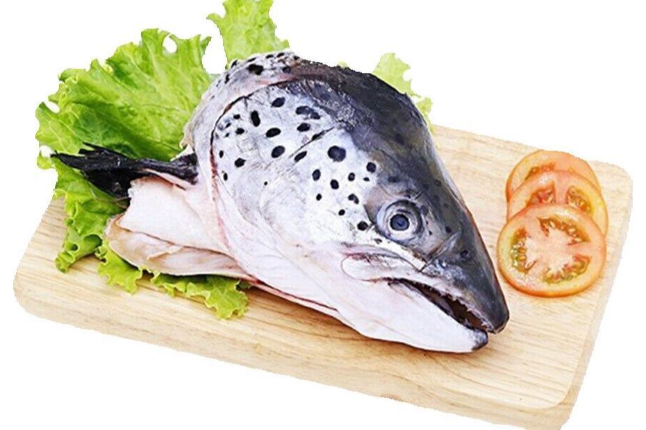 Đầu cá hồi nauy - bịch 1kg (GIAO HỎA TỐC HCM)