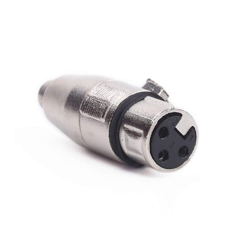 Jack cắm canon cái ra AV vỏ thép không gỉ