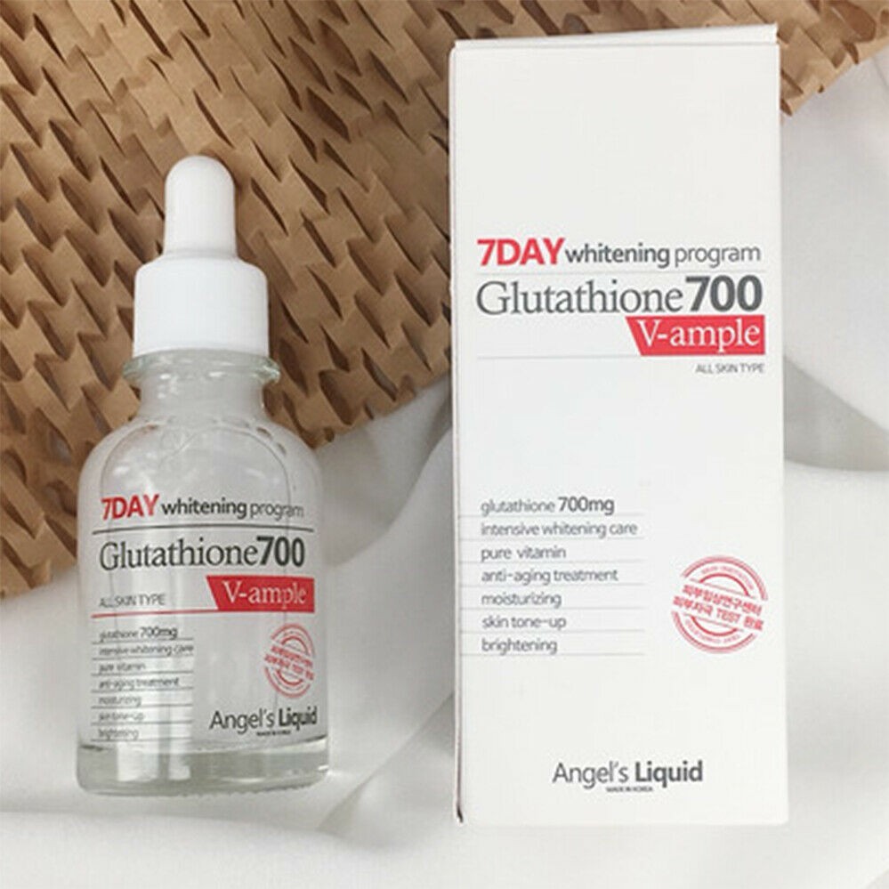 Huyết thanh trắng da 7day Whitening Program Glutathione 700 V-ample