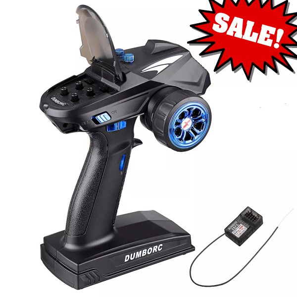 Tay điều khiển dumborc dumbo rc x4 x6 2.4ghz 6 chanel sóng 500 mét có gyro
