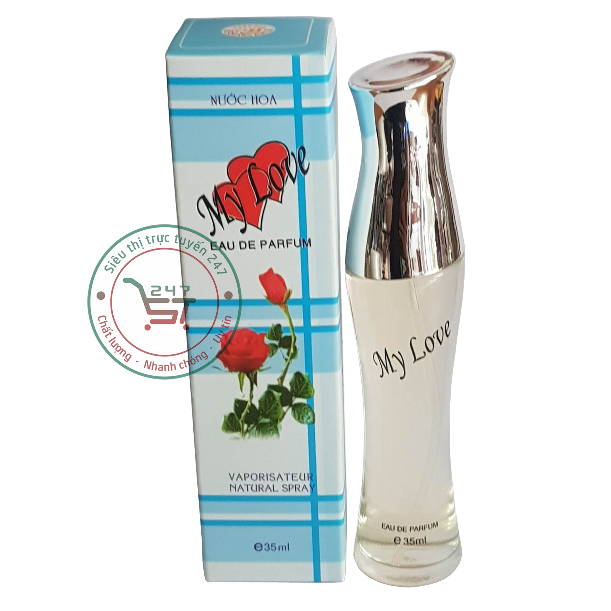 Nước hoa nữ thơm lâu dầu thơm my love 35ml giá rẻ