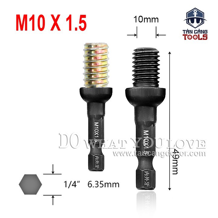 Đầu vặn ốc cấy 10 mm - 1 cái