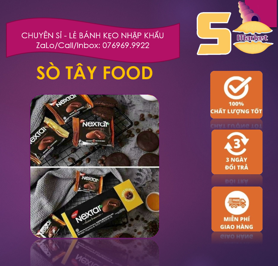 Socola Nabati Nextar hộp 8 cái