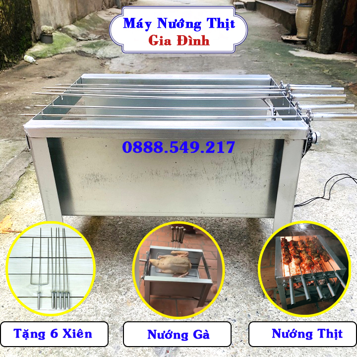Nướng Thịt Gia Đình - Bếp Nướng Thịt Moto Điện - Siêu Máy Nướng Thịt