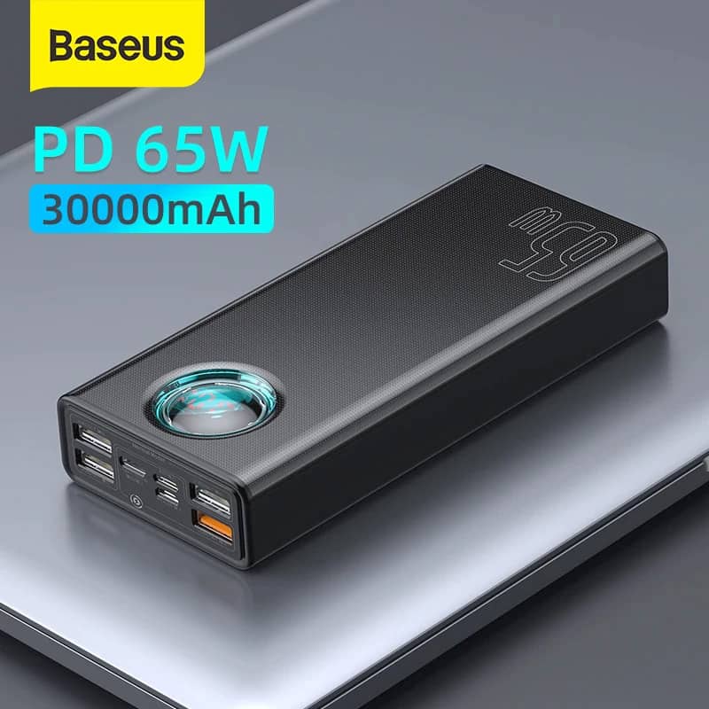 Sạc dự phòng Baseus 65W PD 30000mah chính hãng sạc siêu nhanh dùng cho smatphone/ipad.