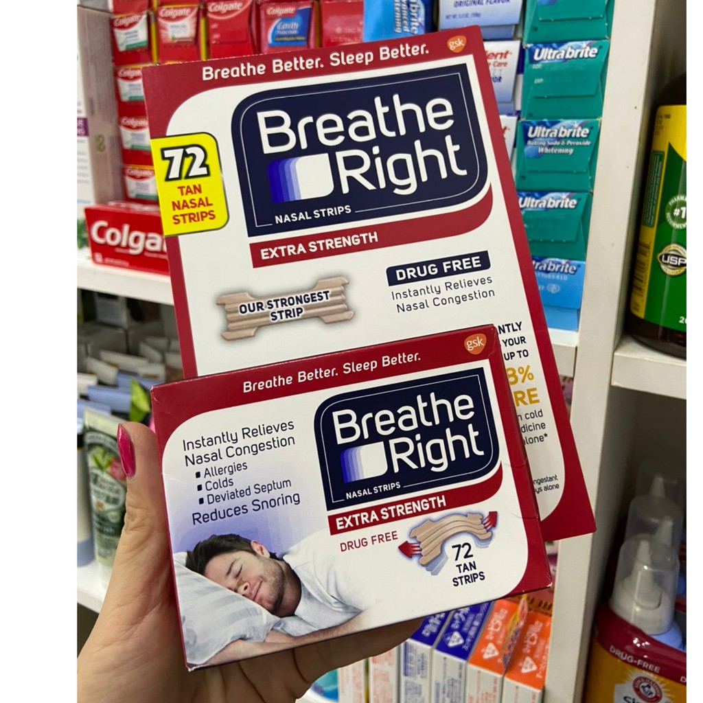 72 PCs anti-snore breath right stickers