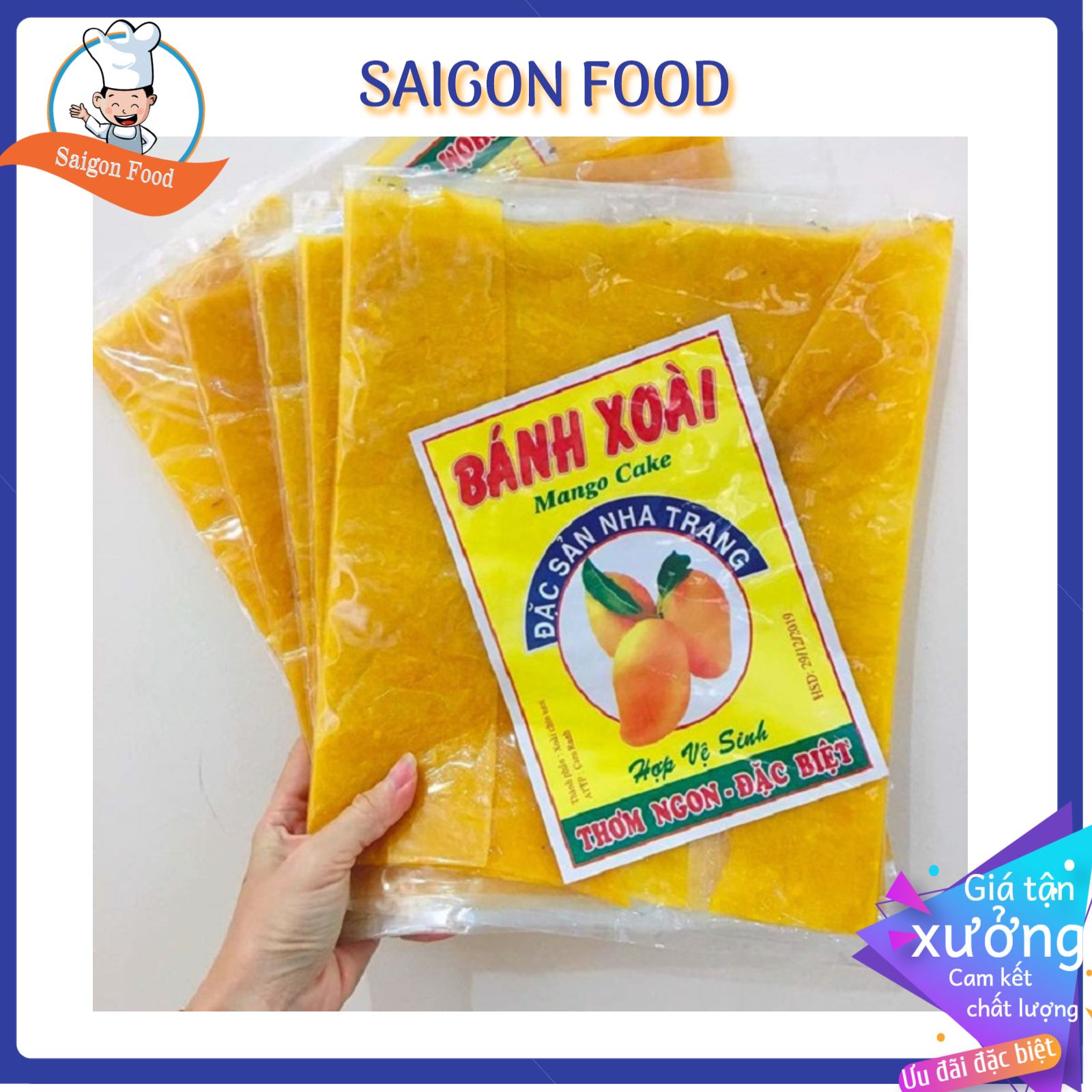 [HCM]1 cái bánh xoài vàng ( 170g) - SAIGON FOOD