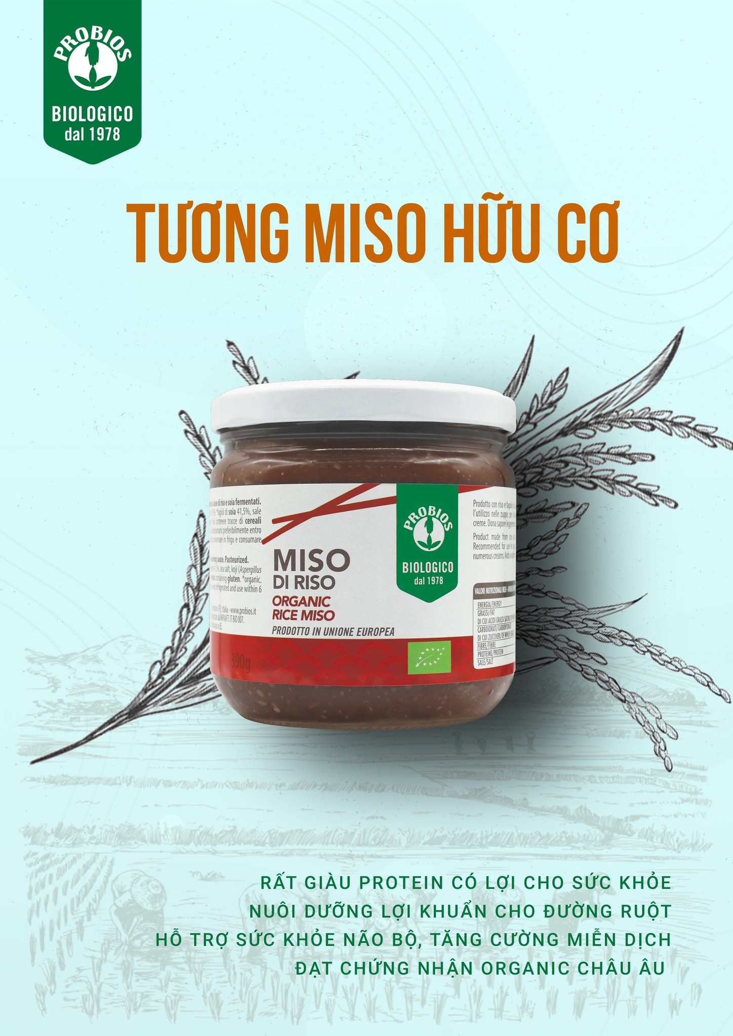 Tương miso hữu cơ - 300gr