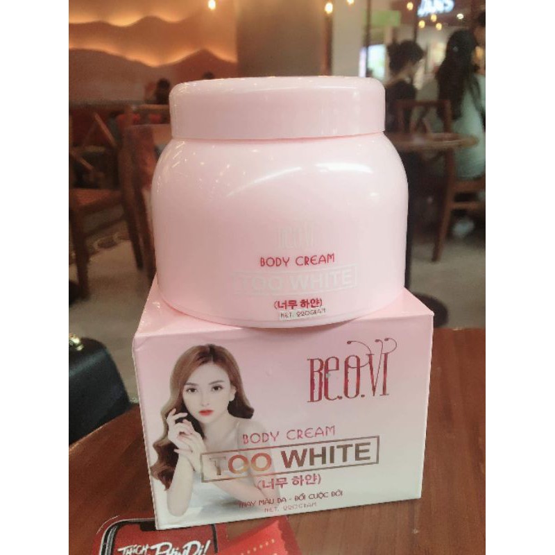 [HCM]Kem  body dưỡng  trắng  da toàn thân hương nước hoa Too White Beovi (220gr) kem  body hương nước hoa Too White Beovi kem  body Too White Beovi kem  dưỡng  trắng  da Too White Beovi