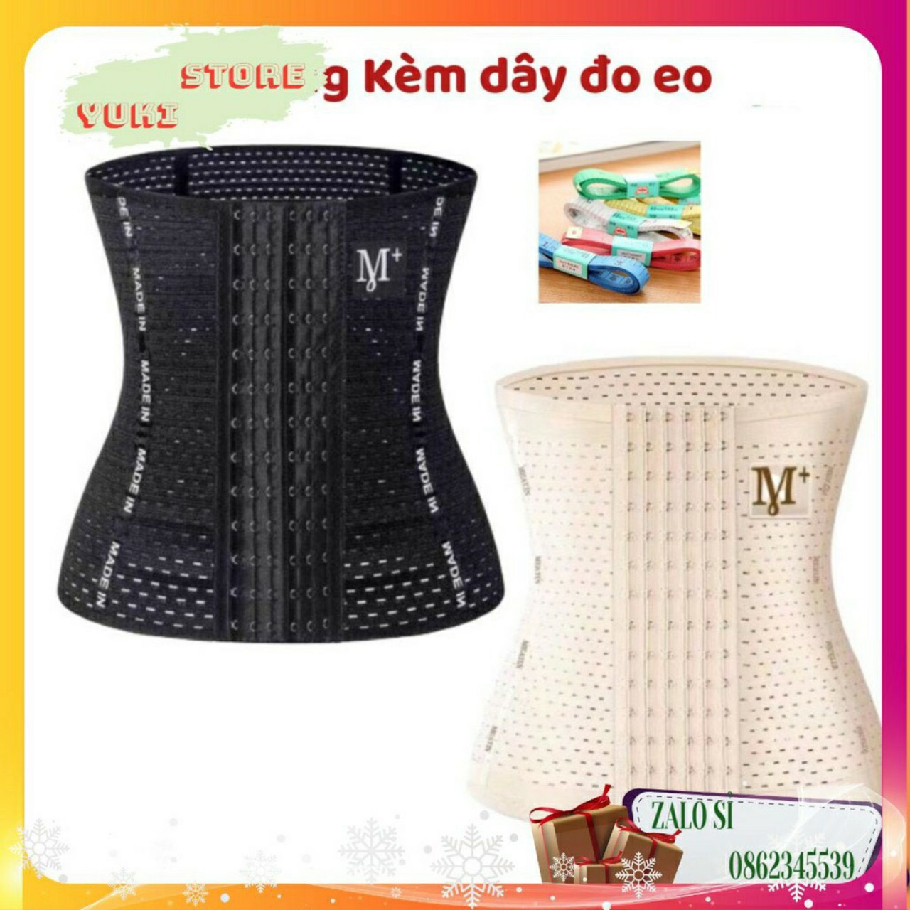 [HCM]Gen Nịt Bụng Chống Cuộn Thế Hệ Mới - Đai Nịt Bụng Sau Sinh - 6 Nấc Cài