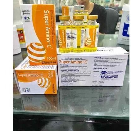SUPER AMINO C ( 3 lọ x 20ml ) -Trợ Lực, Tăng Sức Đề Kháng-Hỗ Trợ Phục Hồi Khi Bị Tang Cựa