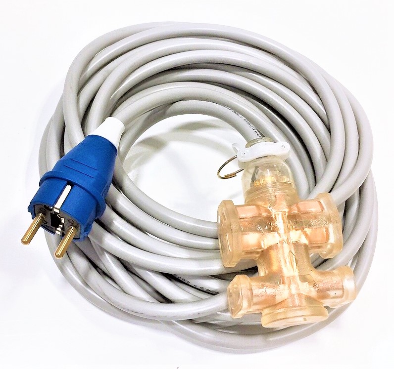 Cuộn 5m dây điện 2 x 25 lổi đồng 0.25 chiều dày dây điện 0.8mm điện áp 0.6 / 1kv nhựa cao su dẻo nứt rảy sử dụng an toàn tiện lợi
