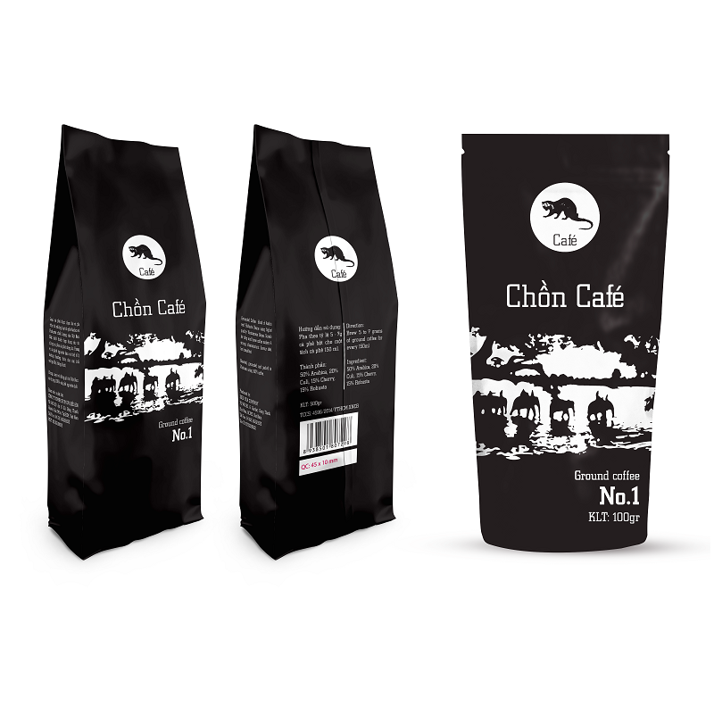 cà phê bột pha phin - chồn café no.1 [500gr] 1