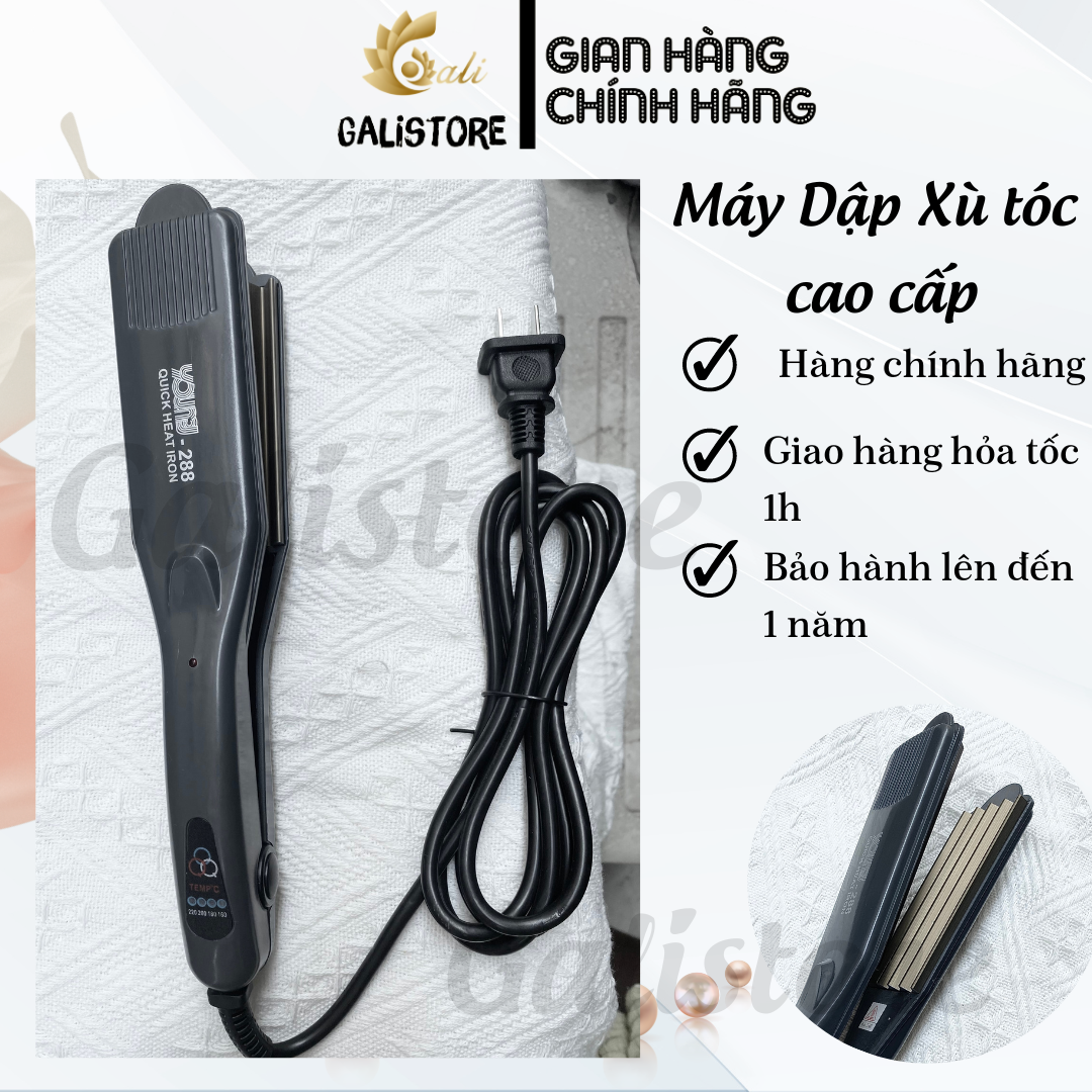  Máy dập xù  bấm xù  bấm mè tạo kiểu tóc làm phồng chân tóc bản to cao cấp young - 288 Galistore 