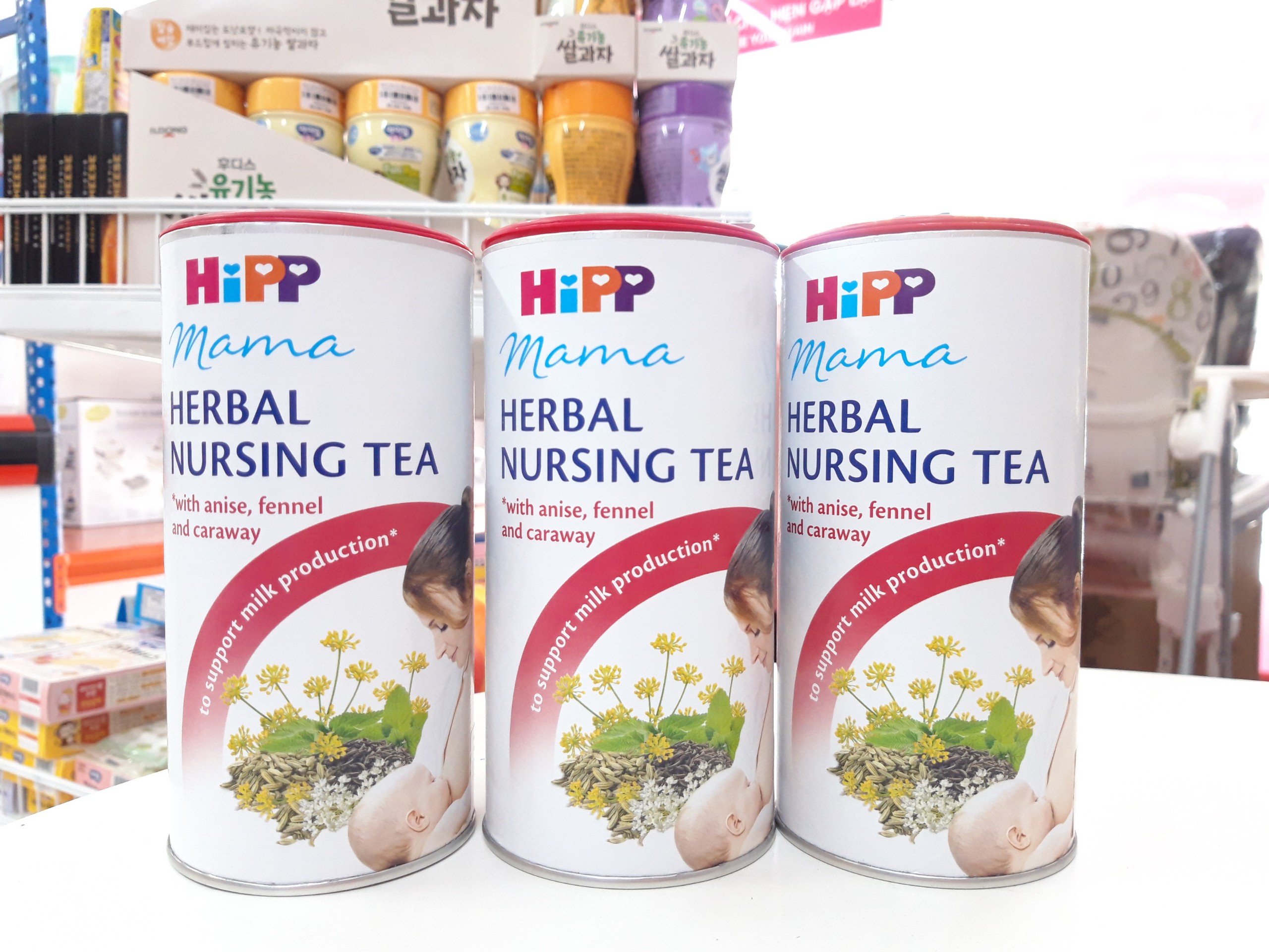 Trà cốm hòa tan lợi sữa HiPP 200g cho sản phụ