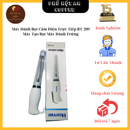 Máy tạo bọt cafe, đánh bọt sữa cao cấp home 25w dùng điện 220v.