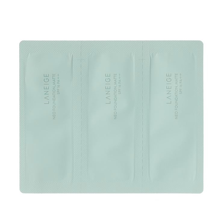 Sample kem nền laneige neo foundation matte spf 16 pa ++