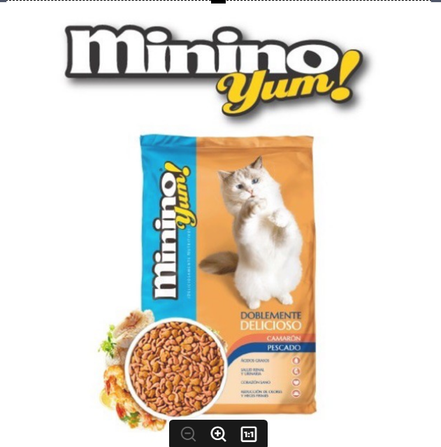 Hạt thức ăn mèo minino yum 350gr