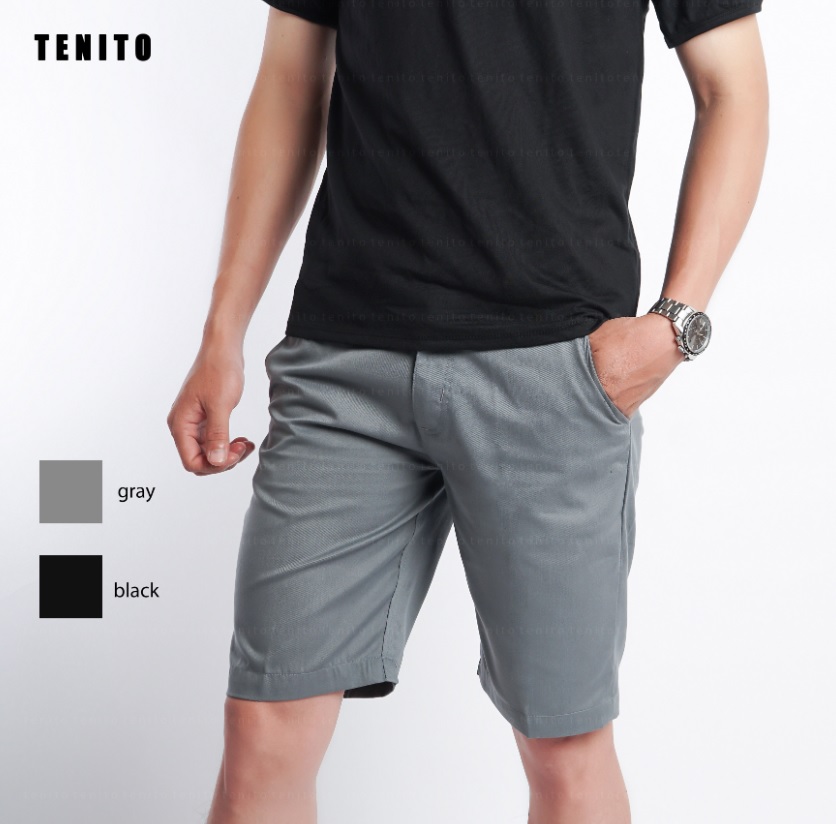 Quần short nam kaki tenito