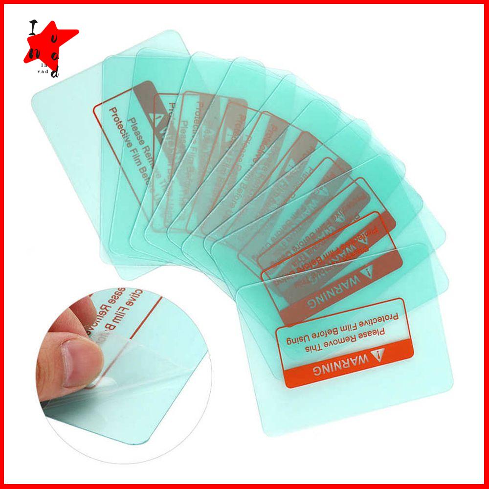 Invader 10 miếng 116x90x1mm để hàn tấm polycarbonate tự động làm tối tấm kính bảo vệ ống kính mũ bảo hiểm hàn