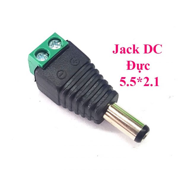 Jack nguồn dc đực 5.5*2.1 - kbvision store