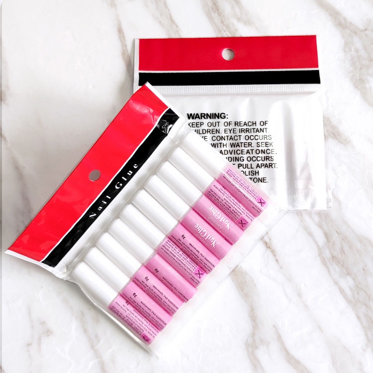 Set 10 tuýp keo dán móng giả Nail Glue 2g