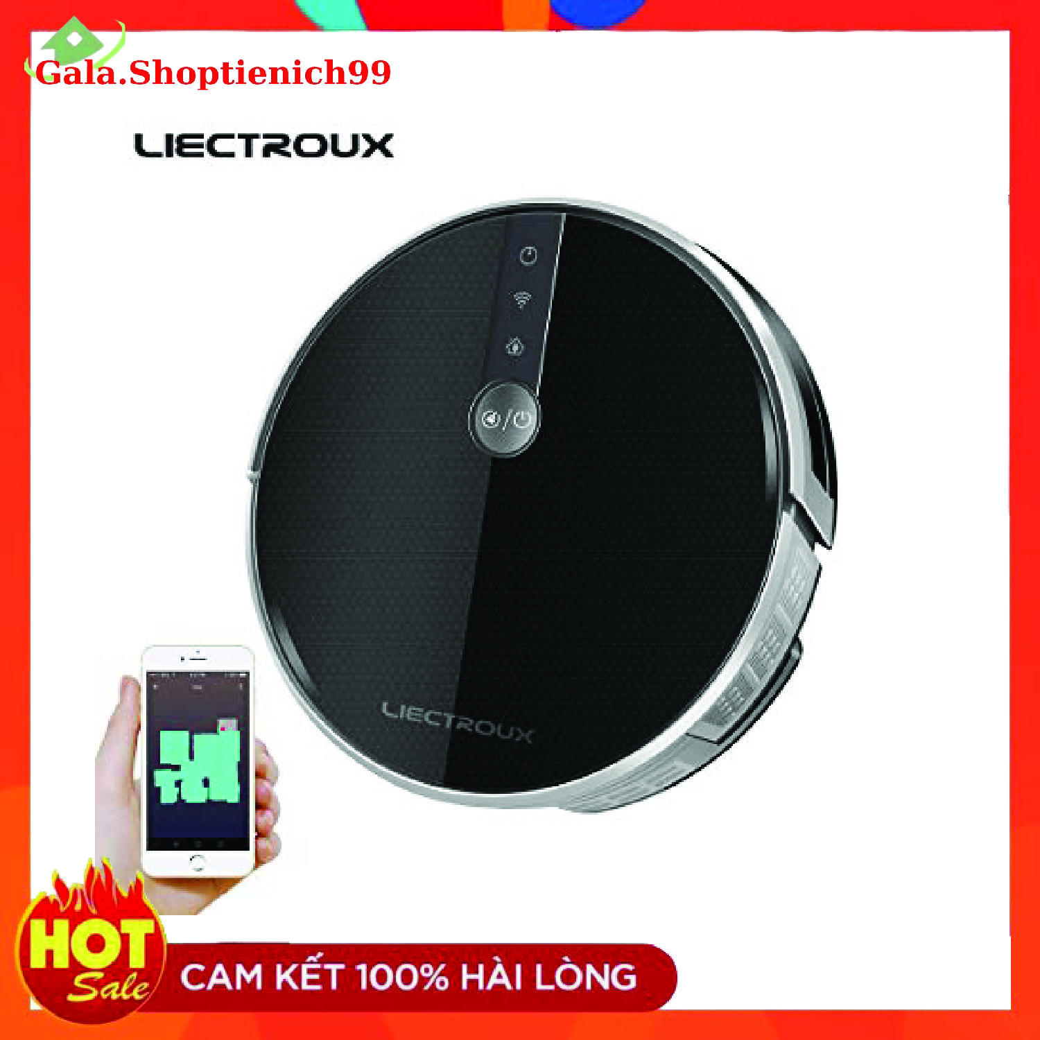 Hàng chính hãng- mới 100%- robot hút bụi lau nhà liectroux c30b của đức