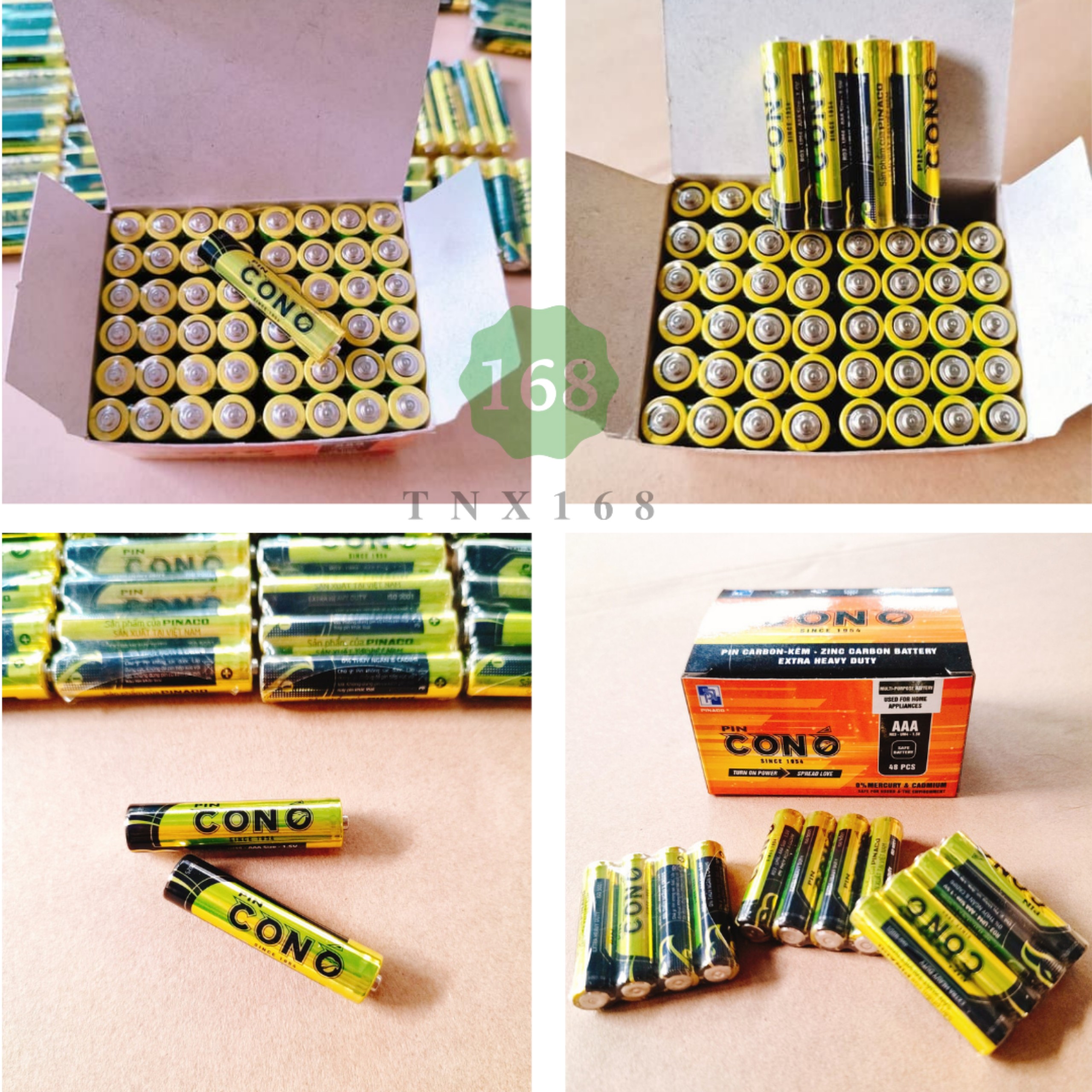 Pin R03 AAA Con Ó - 1 HỘP 40 viên