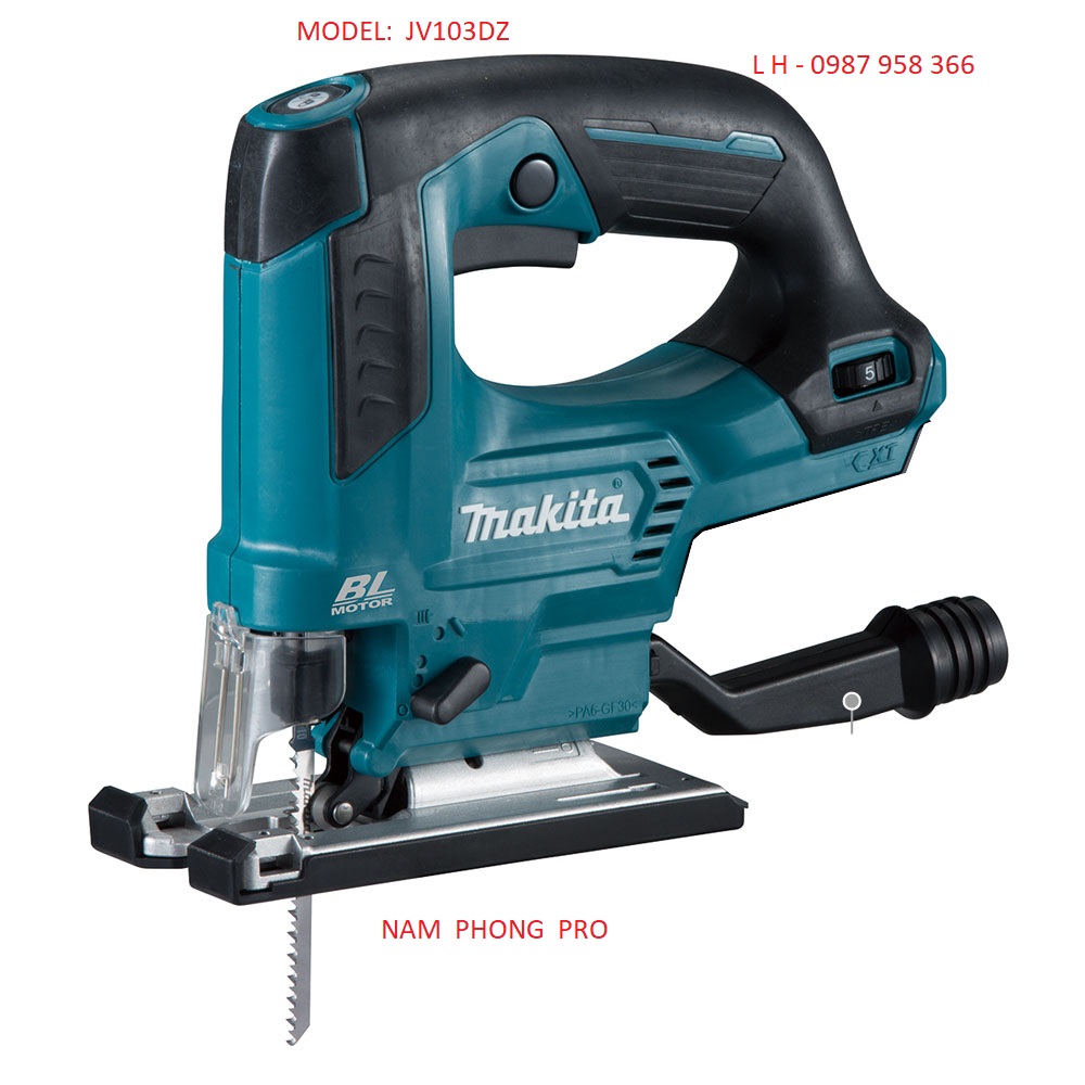 Máy cưa lọng dùng pin makita jv103dz