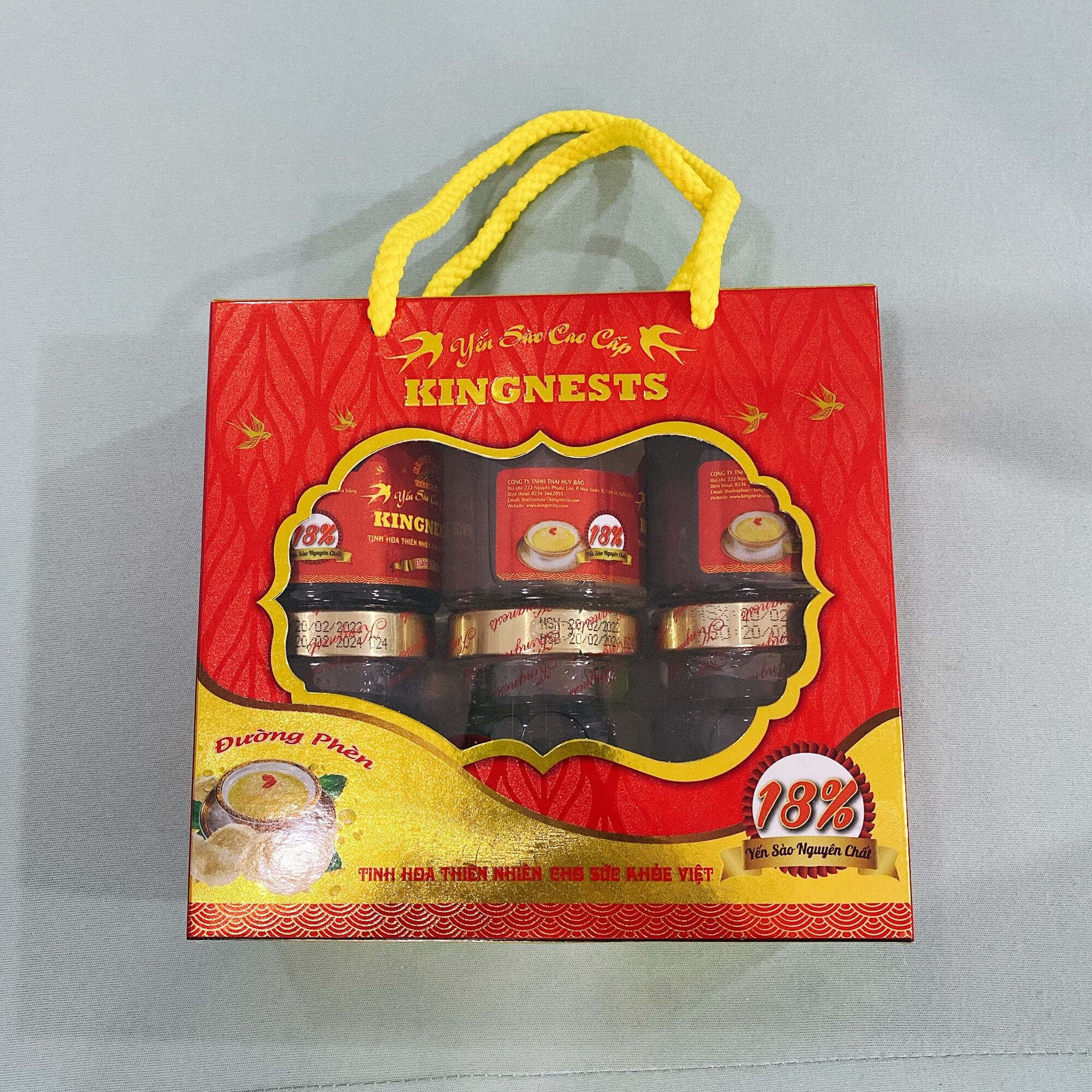 [HCM](Date: 24 tháng) [MẪU MỚI 16% YẾN SIÊU NGON LUÔN CHÁY HÀNG ] 01 Hộp x 6 lọ x 70ml Yến Sào Sunnest chưng đường phèn - [16% yến nguyên chất ] Healthy Food House