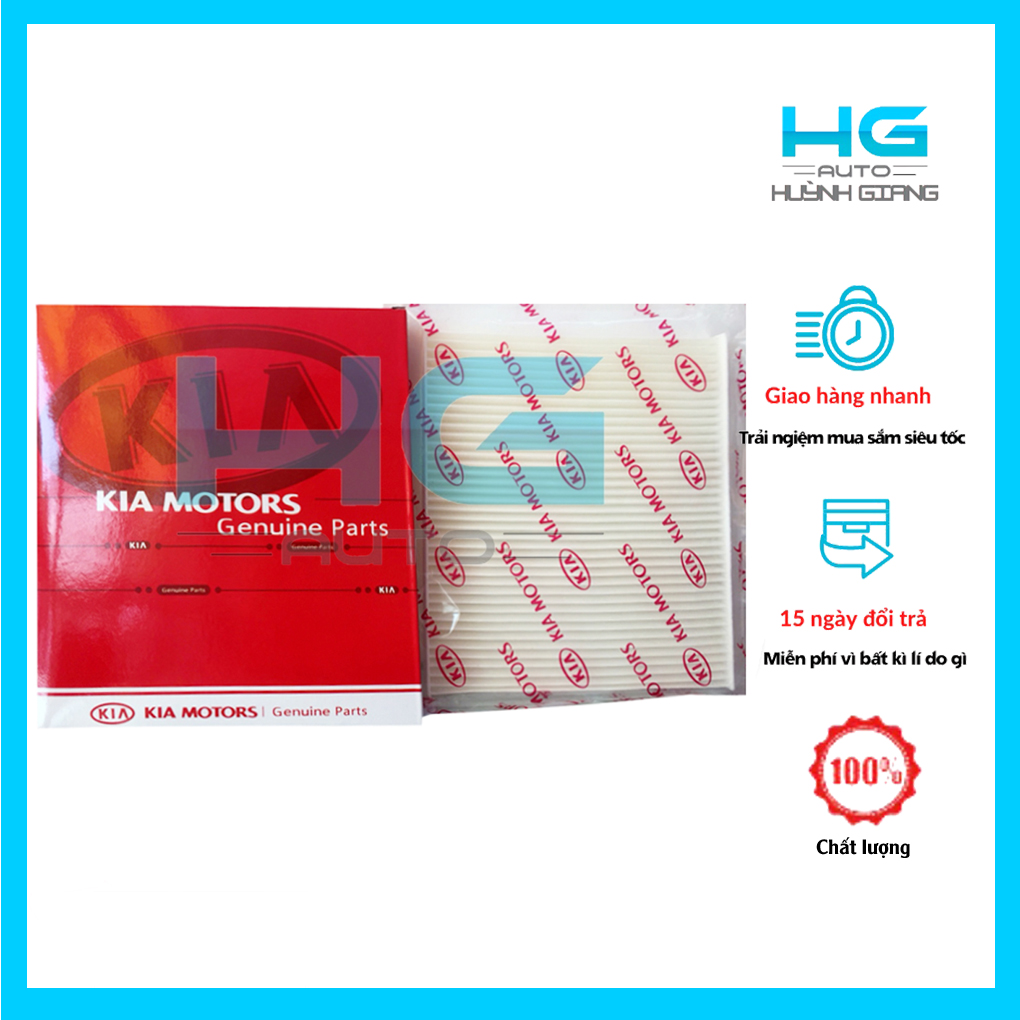 Lọc gió điều hòa Hyundai Accent 11-17, Tucson 04-14, Kia Soluto, KiaCaren 06-12, Cerato(KiaForte) 08-13, Rio 05-17, Sportage 10-15