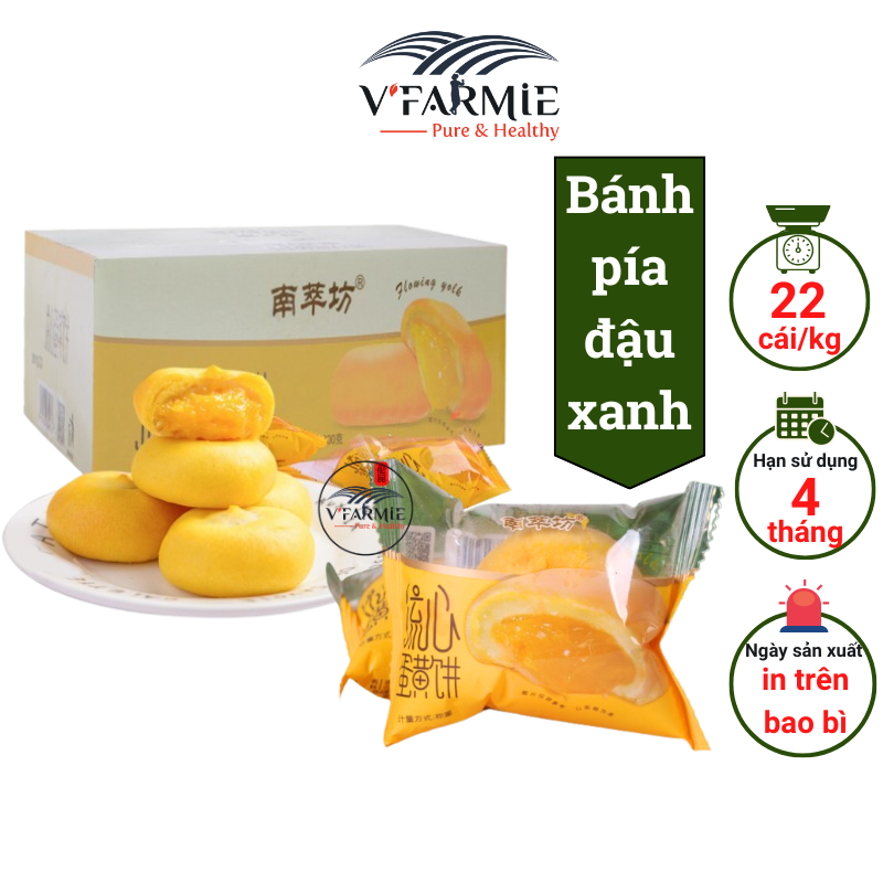 Bánh pía kim sa trứng muối Đài Loan 1kg