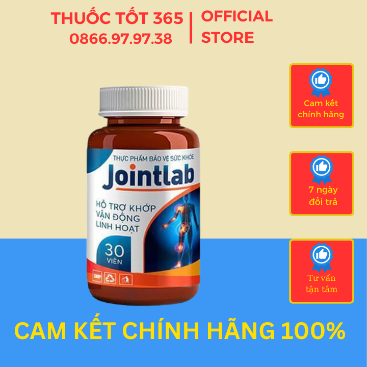 JOINTLAB VIÊN UỐNG ĐẨY LÙI VIÊM NHỨC XƯƠNG KHỚP BỔ SUNG SỤN KHỚP THẦN TỐC AN TOÀN TT365