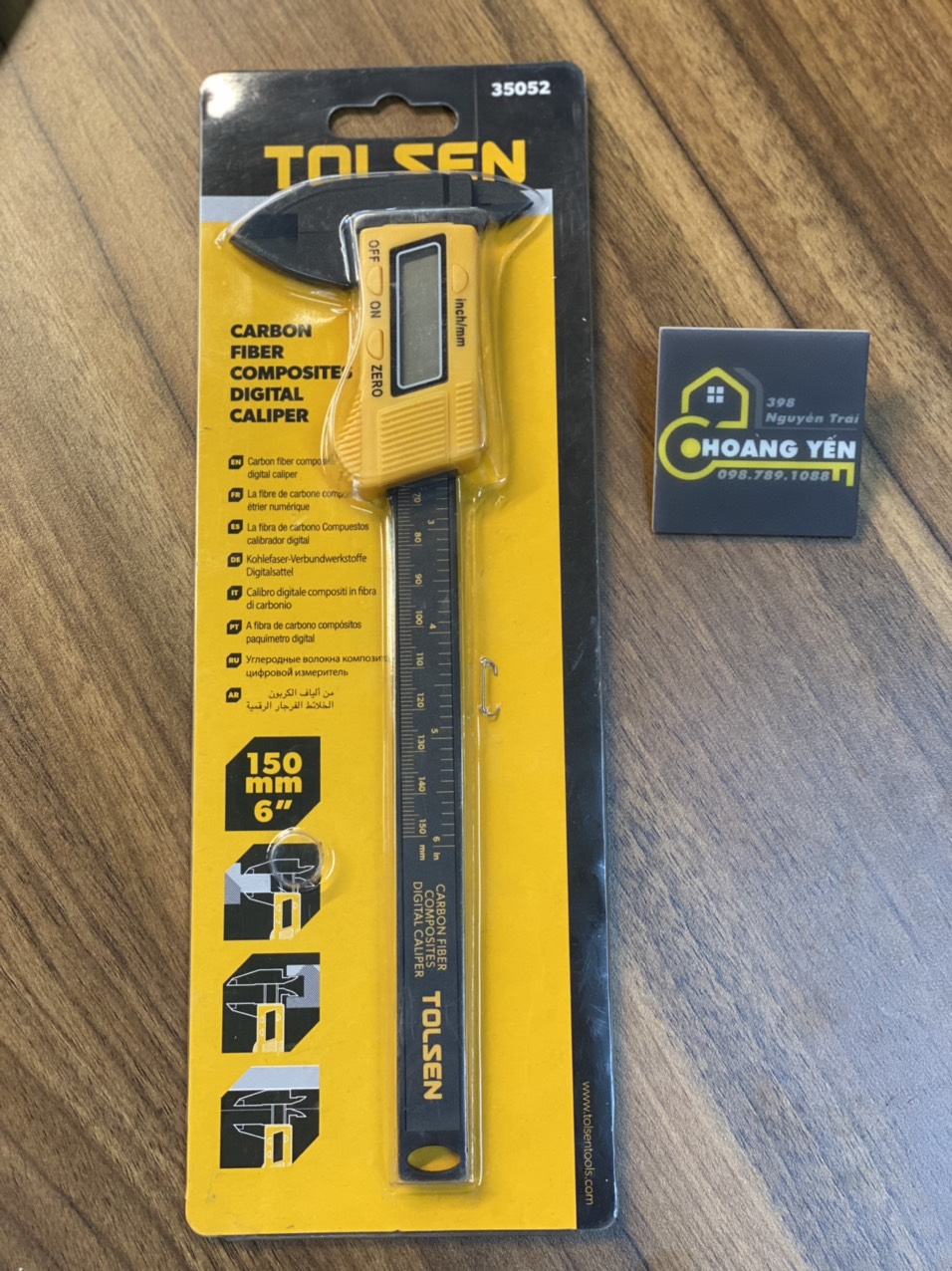 Thước kẹp điện tử Tolsen 35052 -150mm, thước kẹp đo li chính xác