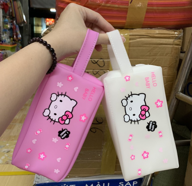 Bóp viết silicon hello kitty