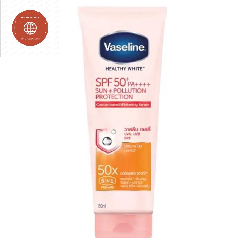 Sữa dưỡng thể vaseline perfect serum 50x tuýp 320ml