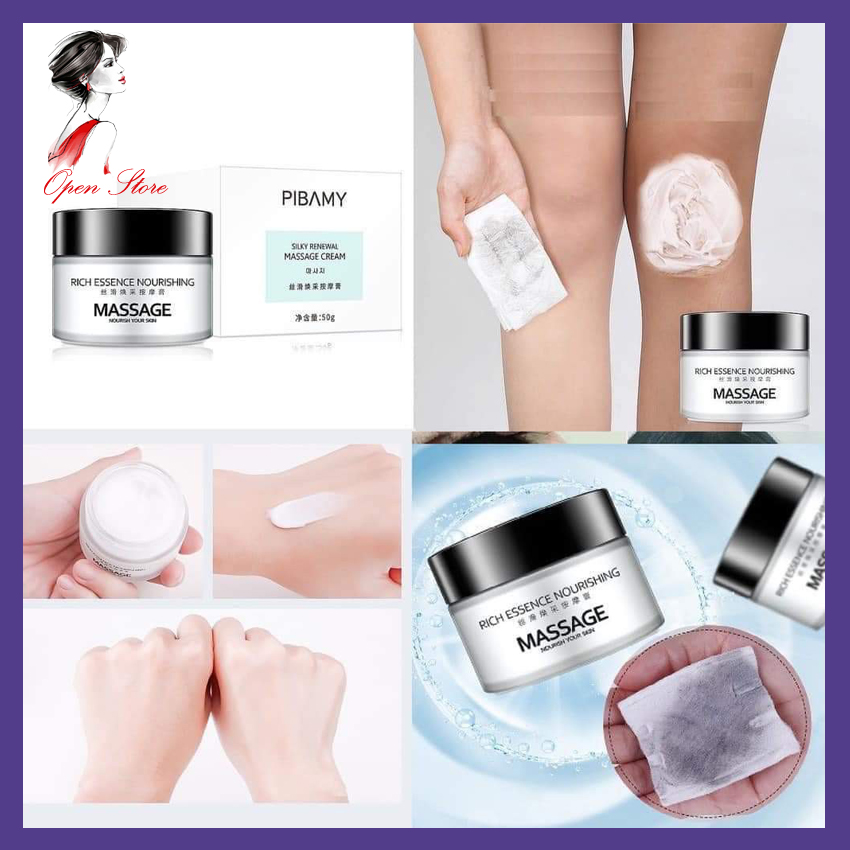 Kem Massage Xóa Thâm Cho Da PIBAMY, Xóa Thâm Đầu Gối, Thâm Mông, Thâm Nách, Thâm Khủy Tay, Thâm Bẹn, Kết Hợp Cùng Kem Dưỡng Trắng Da, Lăn Khử Mùi, Kem Dưỡng Trắng Da Mặt, Mỹ Phẩm Nội Địa Trung, Open Store