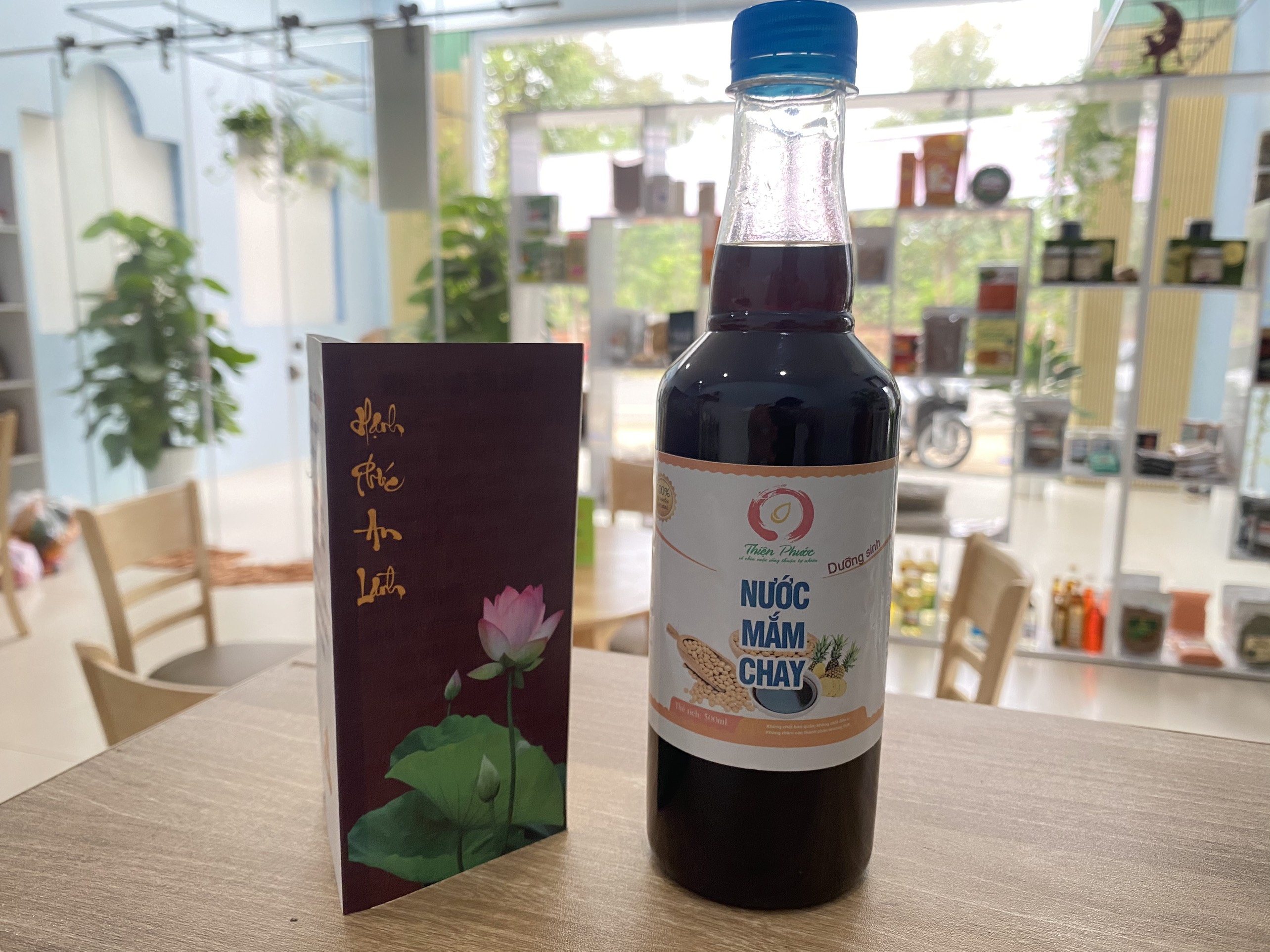 Nước mắm chay (500ml) - Mắm cốt nhị ủ 5 năm - không đường, bột ngọt, hoàn toàn tự nhiên