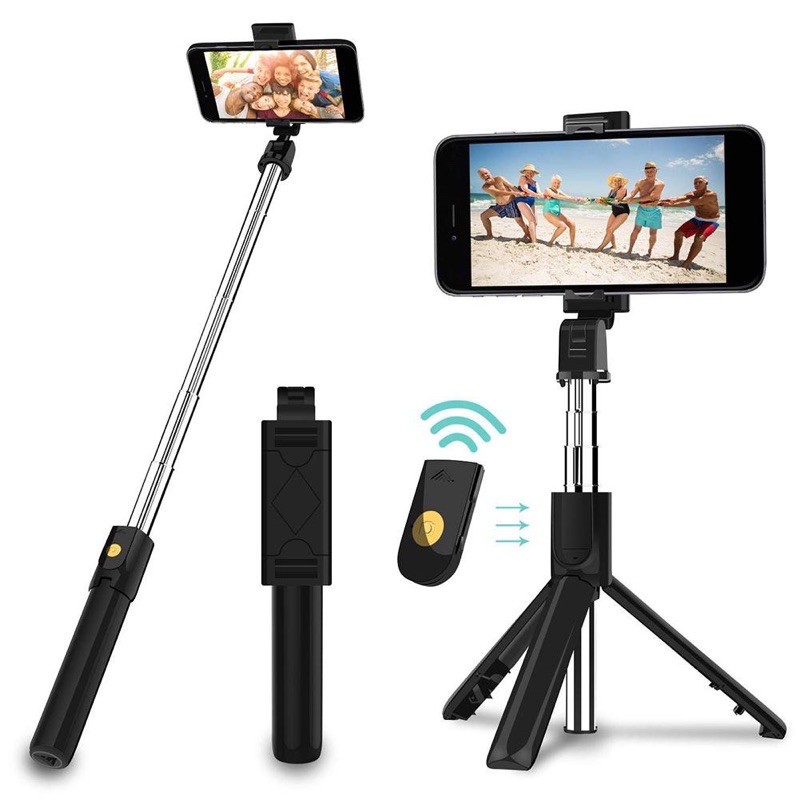 Gậy chụp ảnh bluetooth và giá đỡ điện thoại selfie gậy chụp hình bluetooth siêu bền