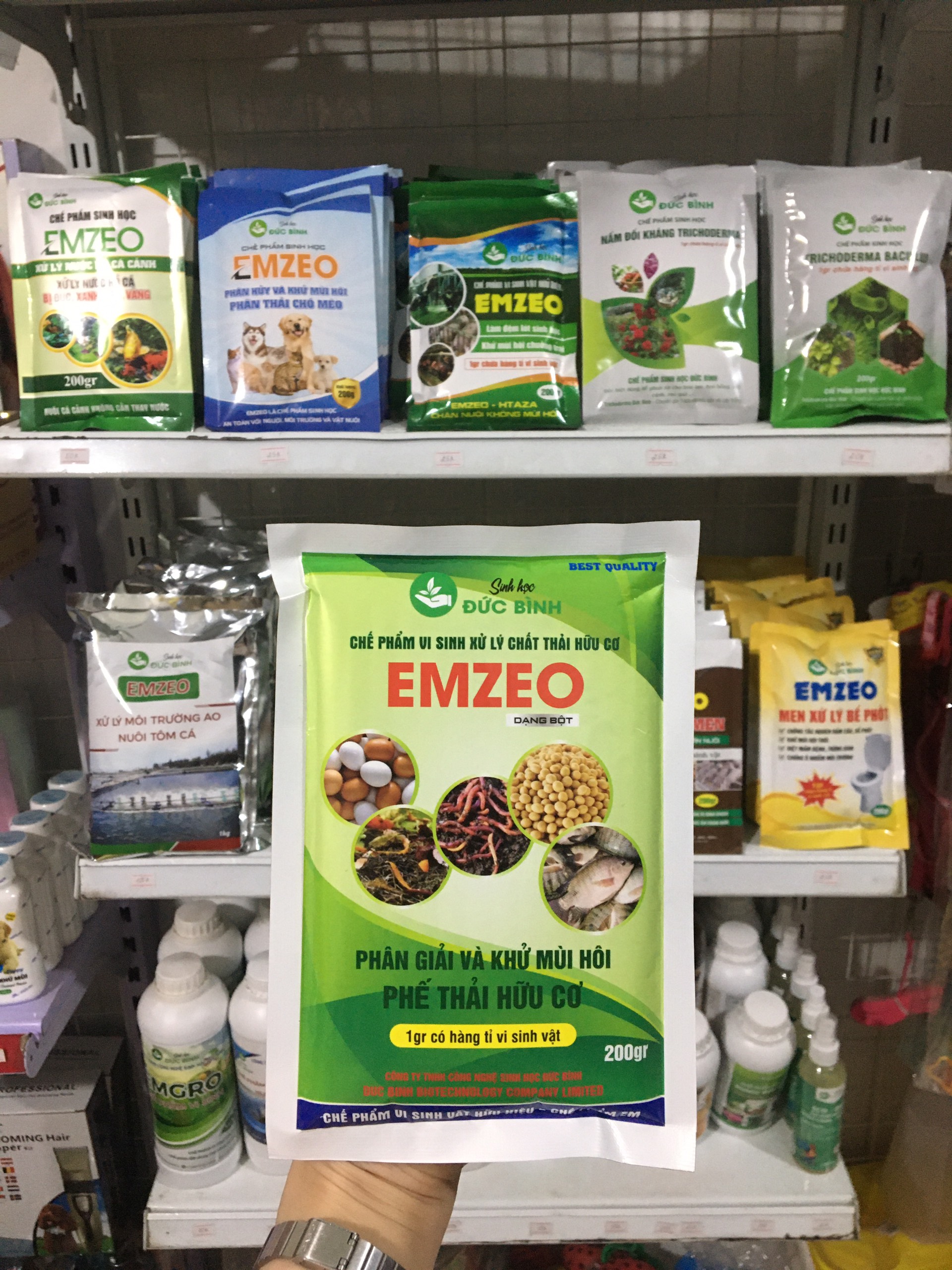 Chế phẩm em gốc dạng bột - chế phẩm emzeo