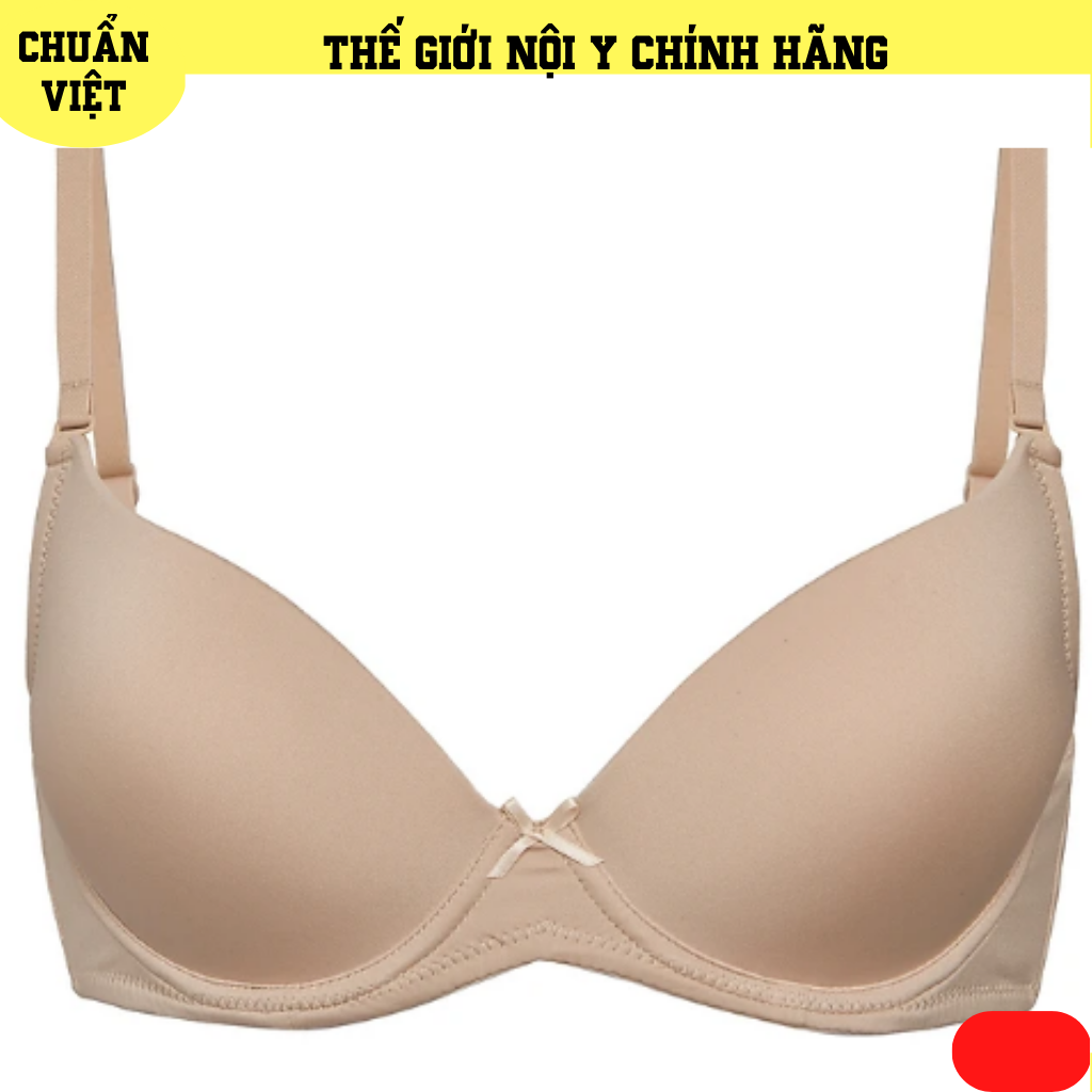 Áo ngực nữ mút mỏng trơn ibasic-va080