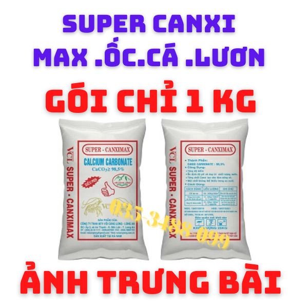 vôi canxi  Hoặc Super Canxi cao cấp sản phẩm chính hãng vôi càng long . hạt trắng Mịn  vôi   hạ phèn tốt  và tặng PH nước rất ok  (sản phẩm Thích hợp cho môi Trường chuyên dùng nuôi ốc bươu đen)