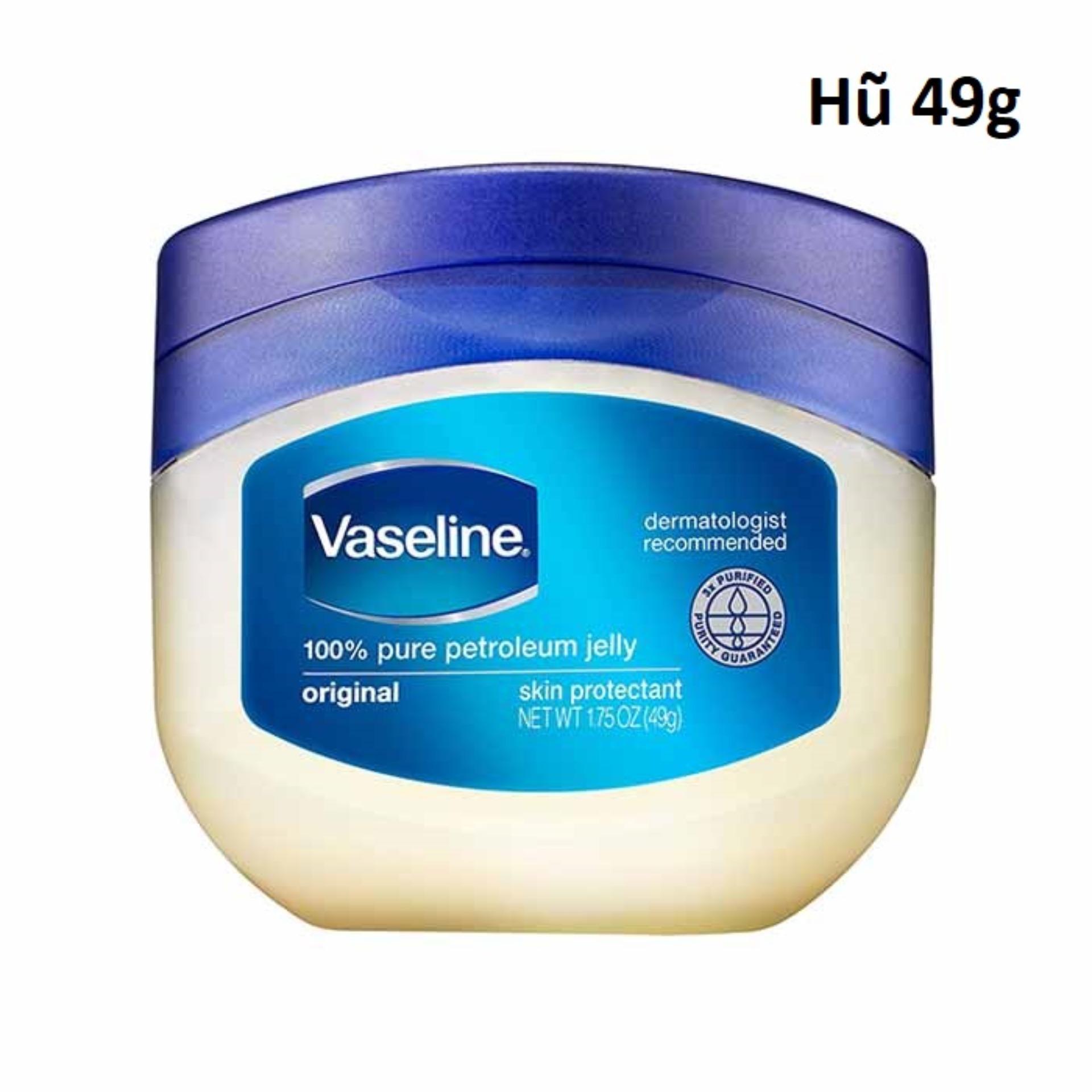 Sáp Dưỡng Ẩm Đa Năng Vaseline Pure Petroleum jelly Original 49g