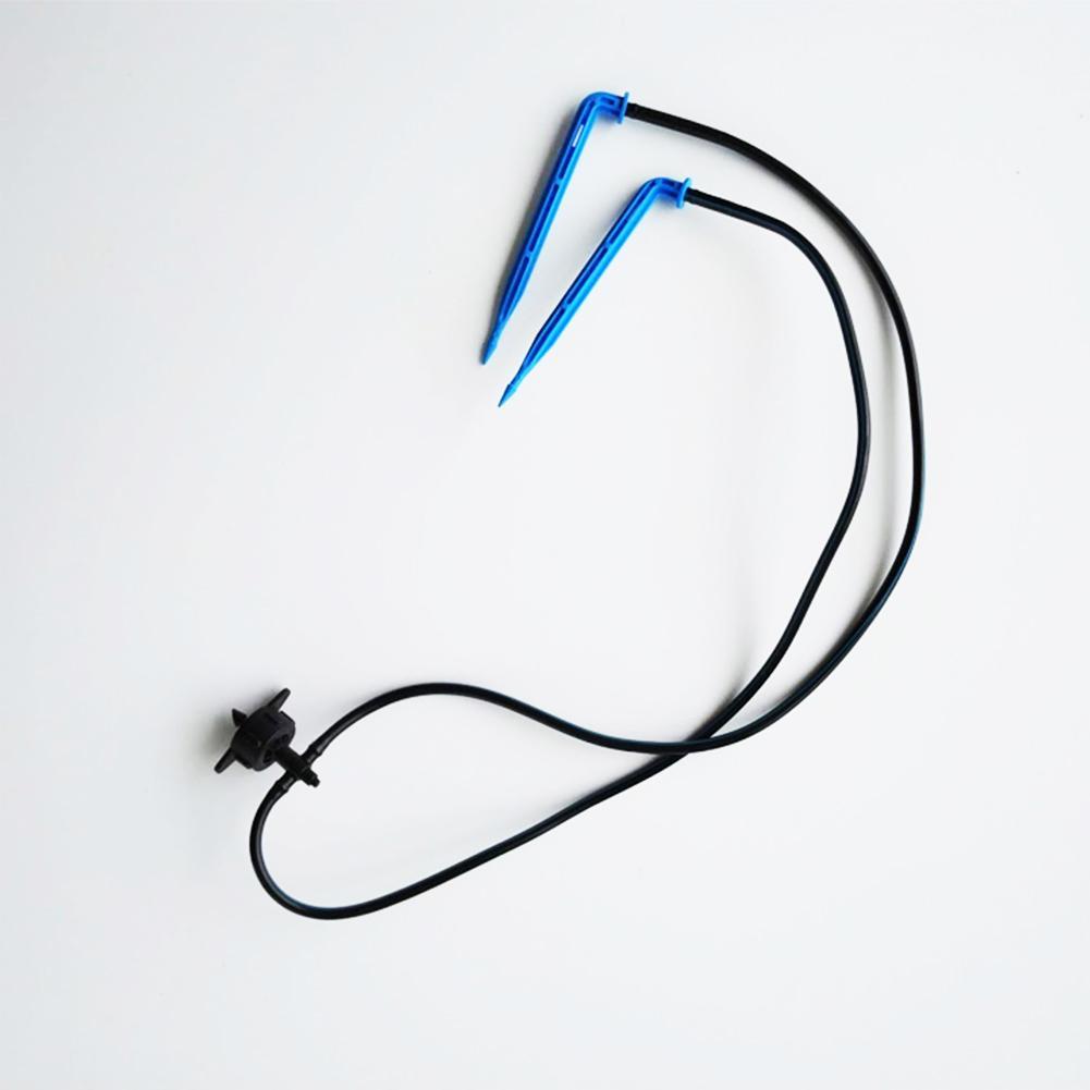 10 Bộ que cắm nhỏ giọt bù áp mỗi bộ 2 que nhỏ giọt mỗi dây dài 50cm kèm béc bù áp.