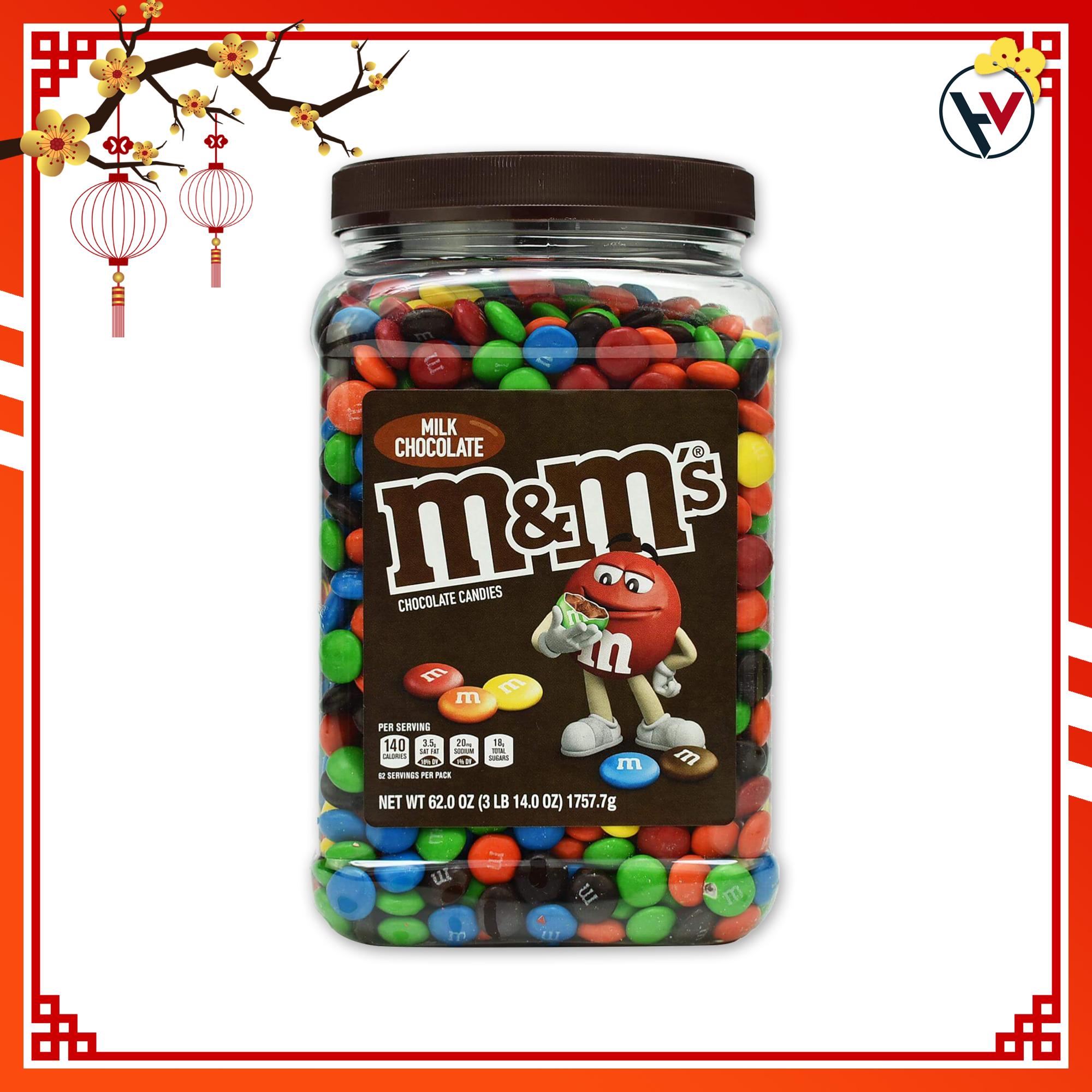 Kẹo socola sữa mỹ m&m milk chocolate pantry size - date 2.2024