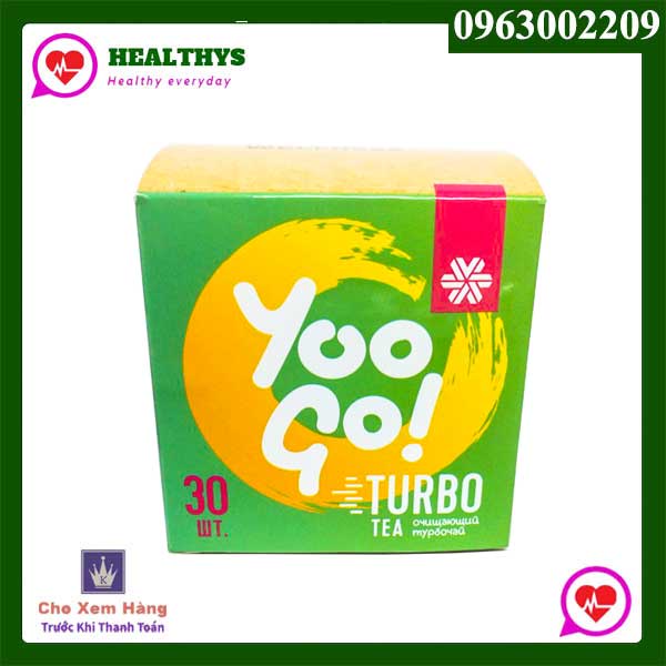 Trà Yoo Go Turbo Tea Siberian Của Nga - Hỗ Trợ Giảm Cân, Giảm Mỡ Bụng ( chính hãng)