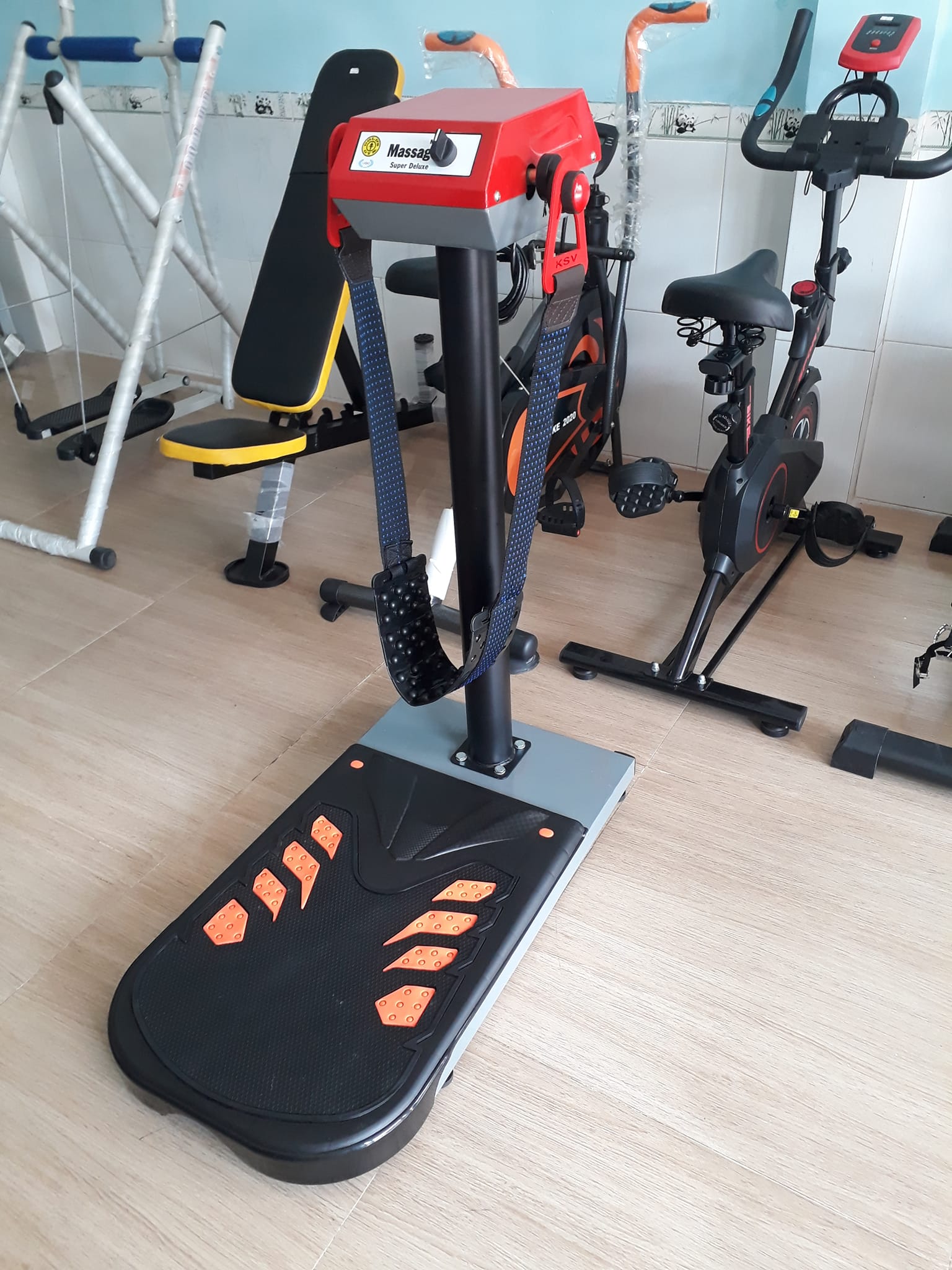 Máy massage giảm mỡ bụng ht-pr15 rung mạnh giúp giảm mỡ bụng nhanh hiệu quả - máy đánh bụng đứng hàng chất lượng - chuyên dùng cho phòng gym và gia đình