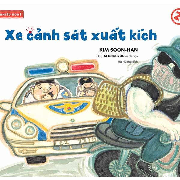Fahasa - bé biết nhiều nghề - xe cảnh sát xuất kích!